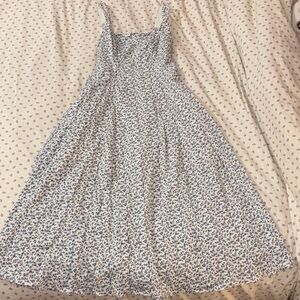 maya midi dress primrose review PREORDER Primrose Garden Polka Dot Print Midi Dress In Navy 12